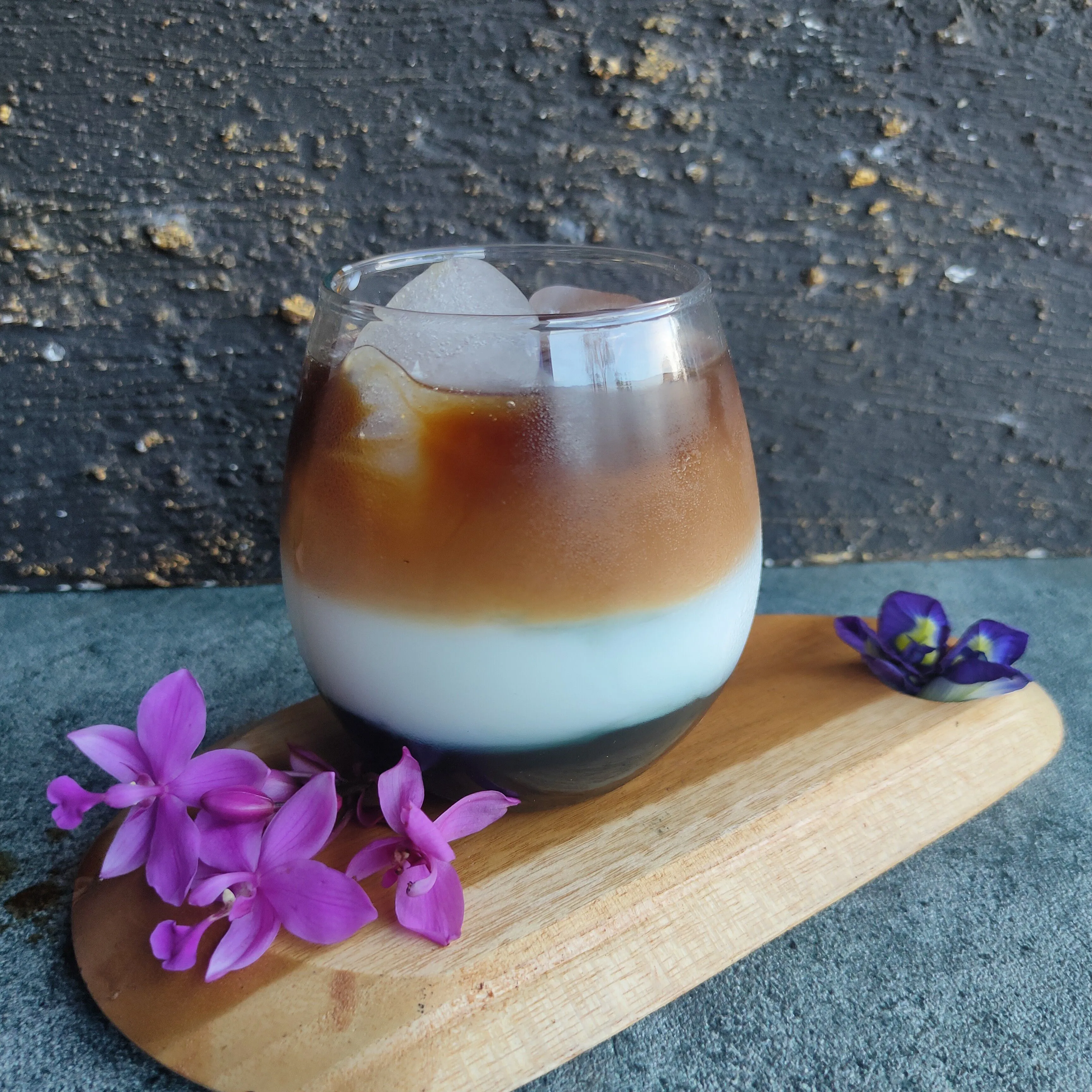 Step 6 Butterfly Pea Coffee Latte