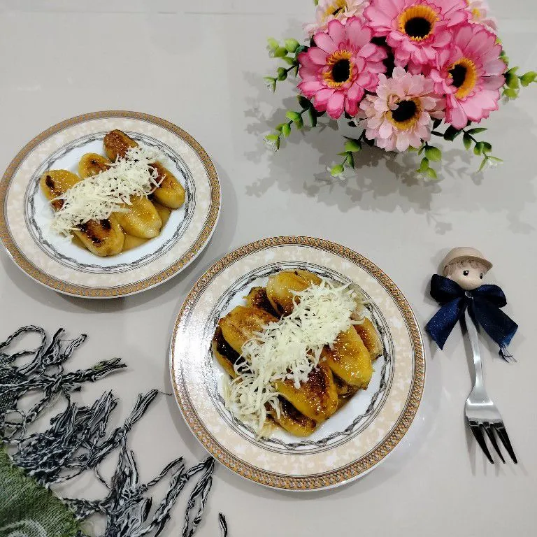 Step 6 Pisang Bakar Madu Keju