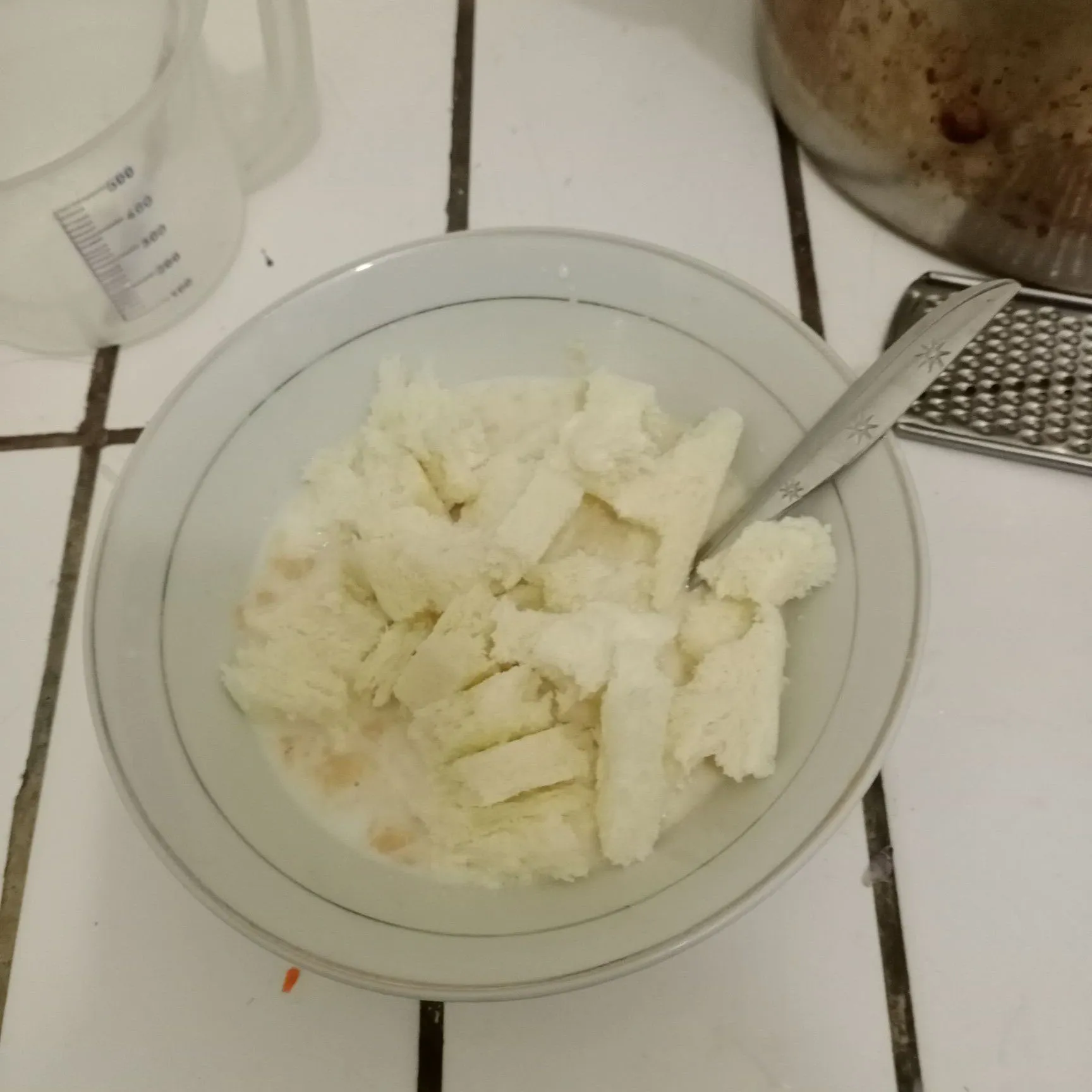 Step 2 Puding Biskuit Roti Tawar