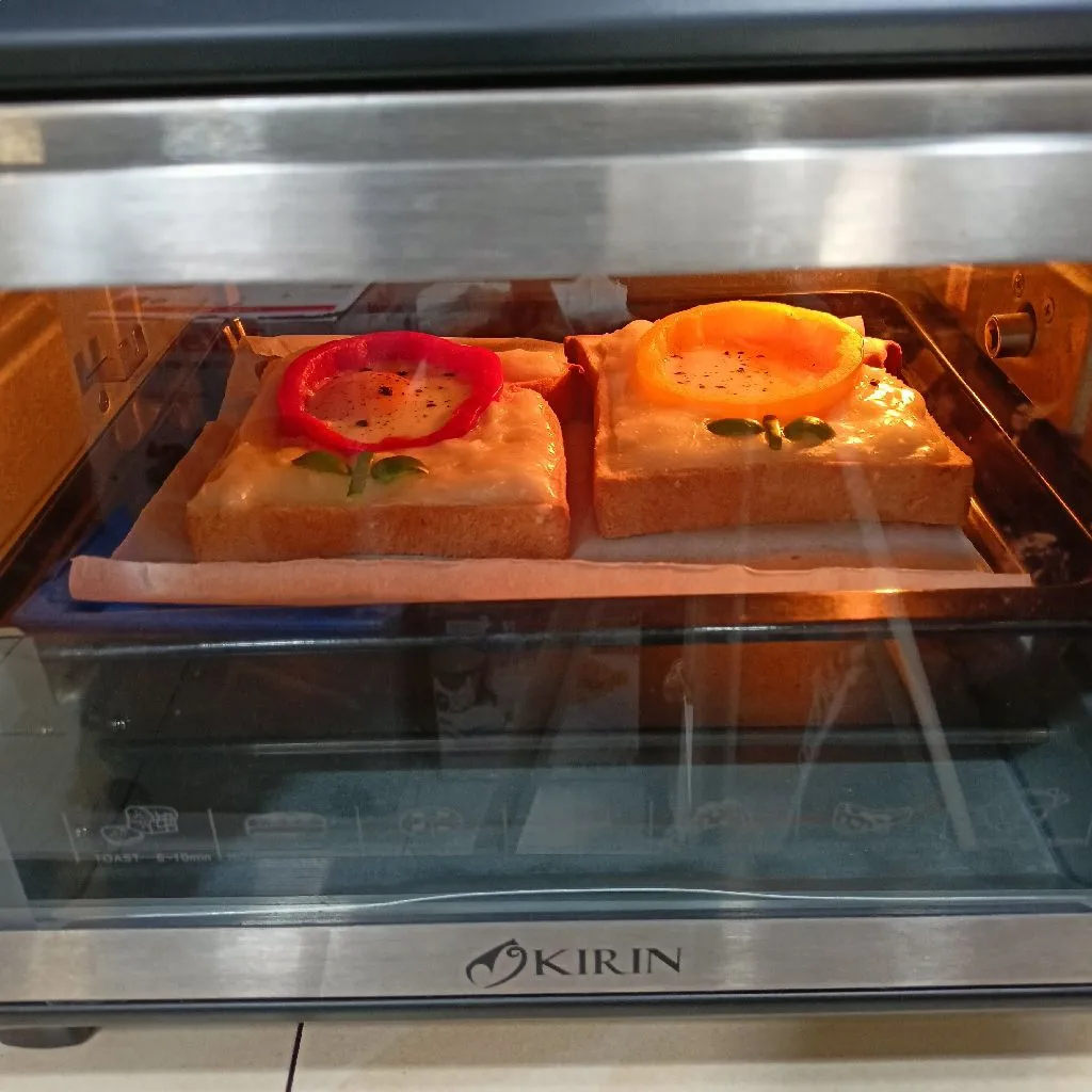 Step 5 Paprika Flower Toast