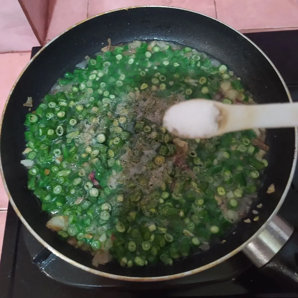 Step 3 Orak-Arik Kacang Panjang