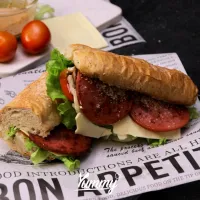 Beef Patties Sandwich Ala Subway