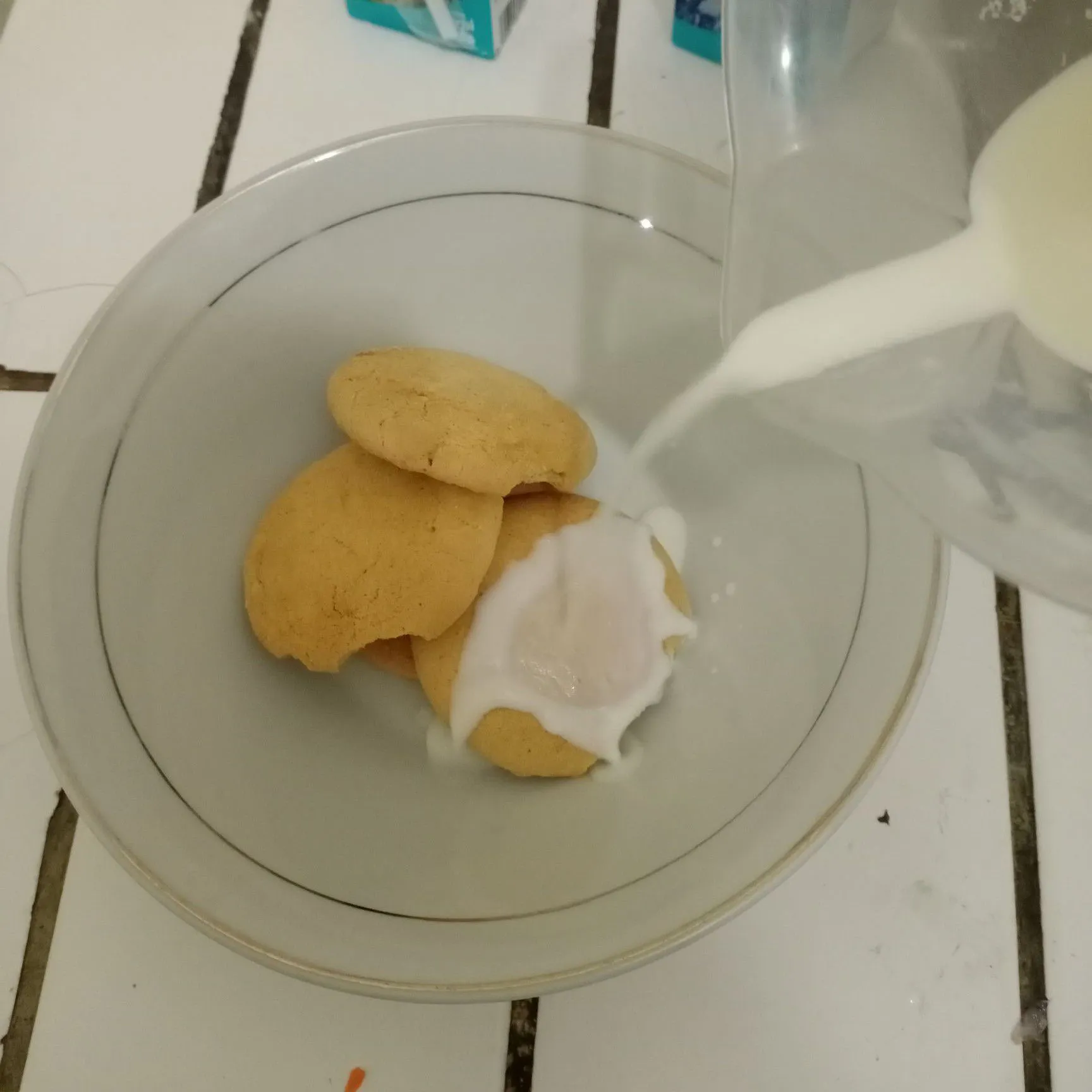 Step 1 Puding Biskuit Roti Tawar