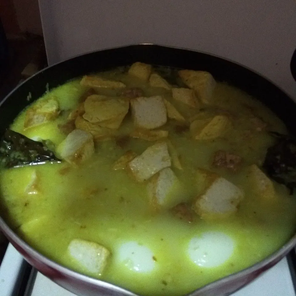Step 5 Opor Kuning Telur Rebus