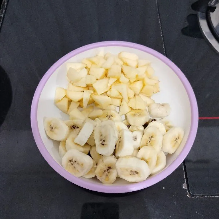 Step 1 Cimplung Pisang Apel