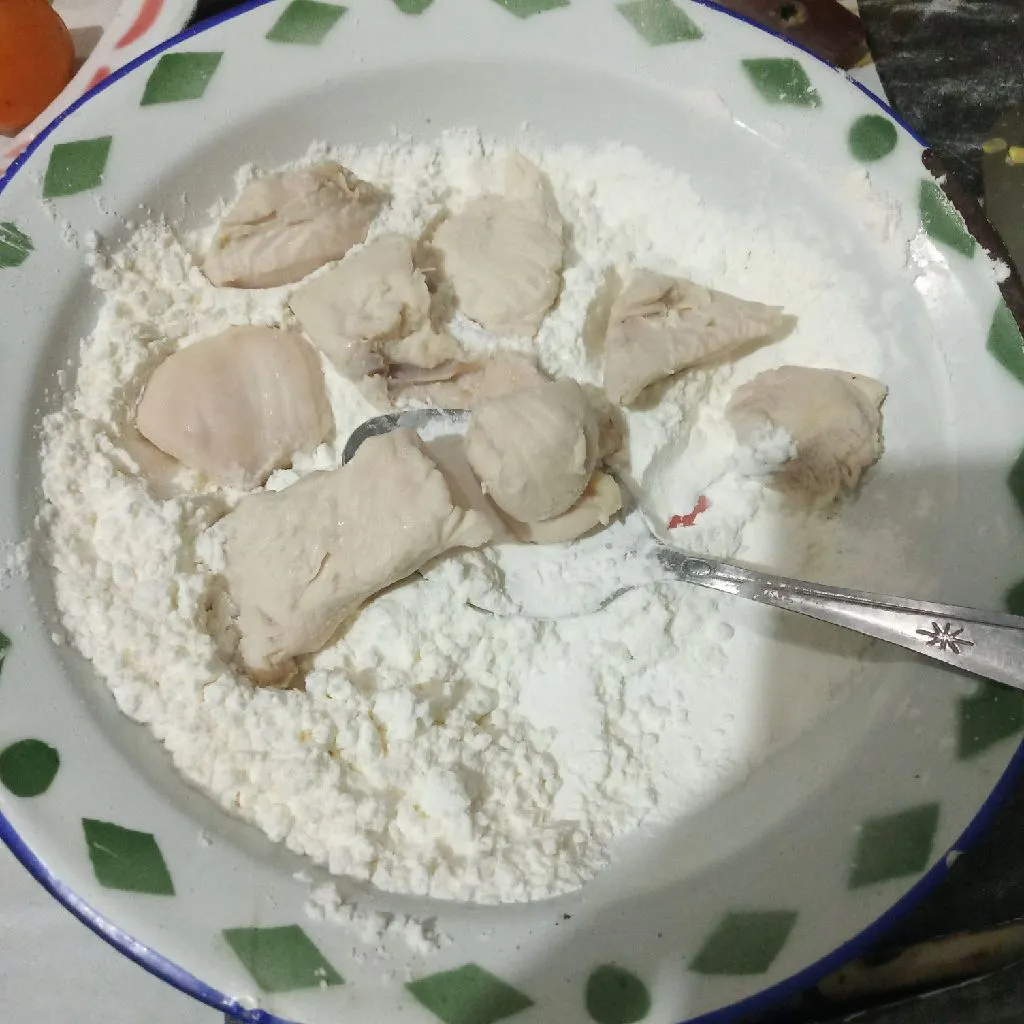Step 4 Ayam Goreng Maizena Empuk