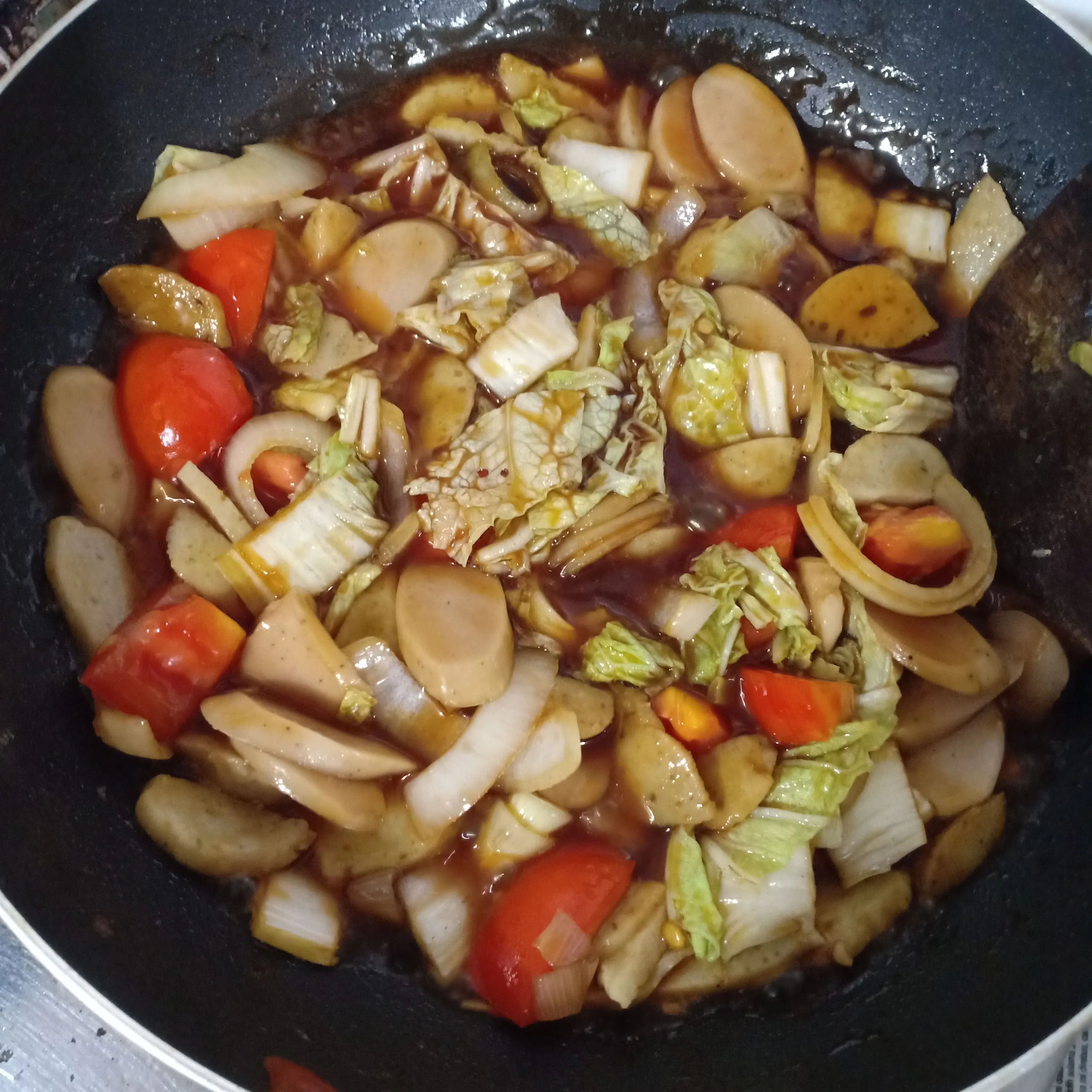 Step 7 Bekal Anak Mi Goreng Gila
