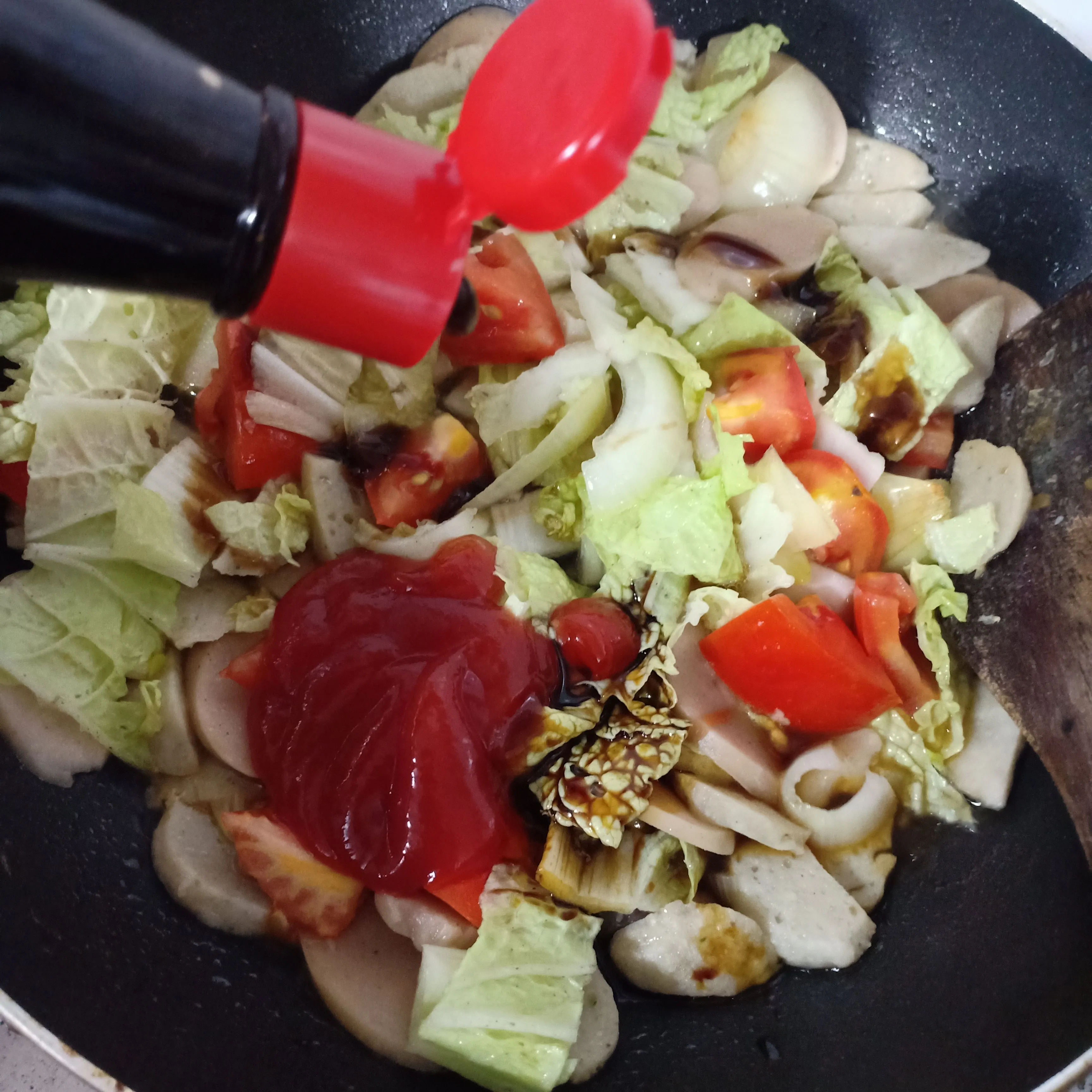 Step 6 Bekal Anak Mi Goreng Gila