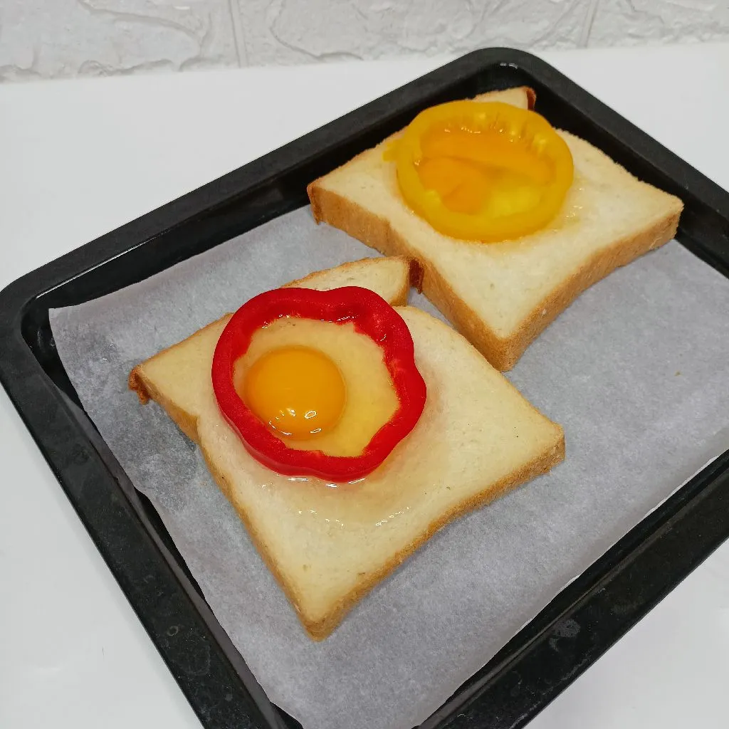 Step 2 Paprika Flower Toast