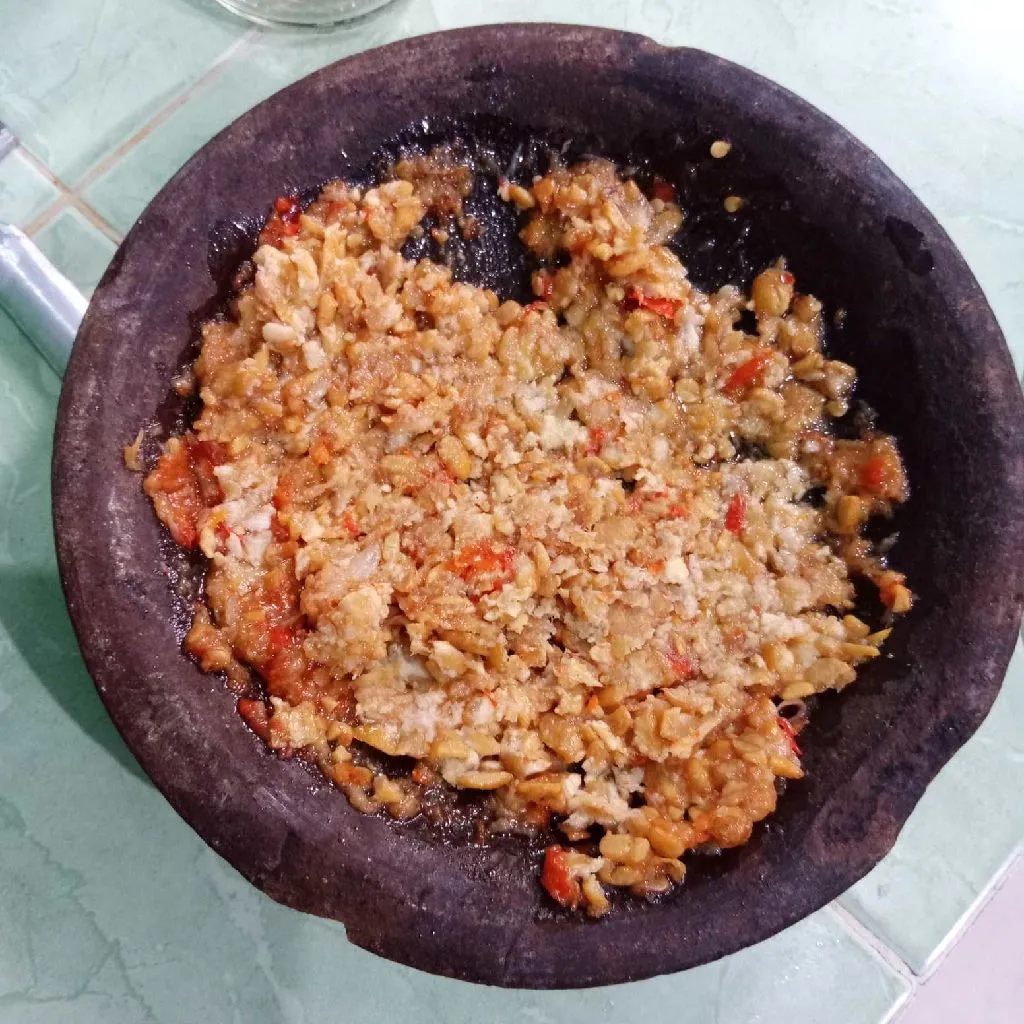 Step 4 Sambal Tempe Telur Orak-Arik