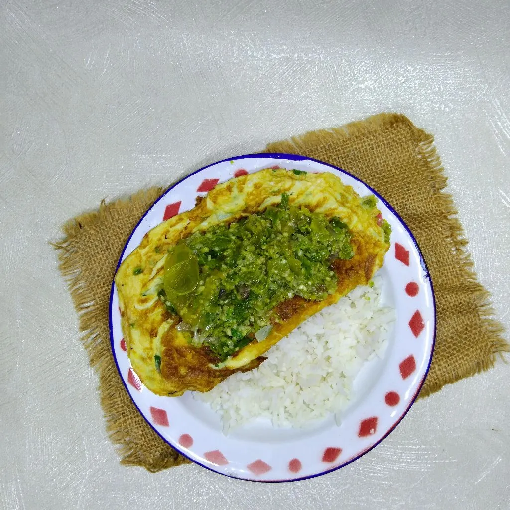 Telor Geprek Cabe Ijo