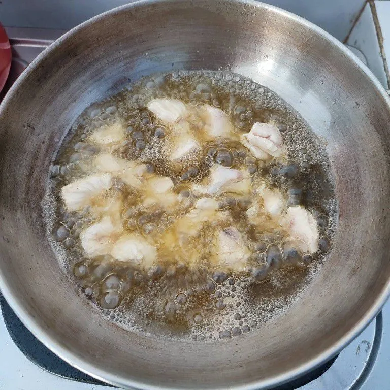 Step 1 Sambal Siam Ayam Telur Puyuh