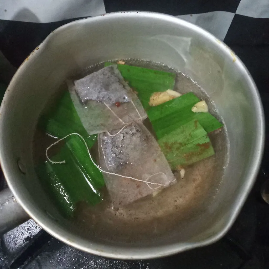 Step 3 Teh Jahe Susu Pandan
