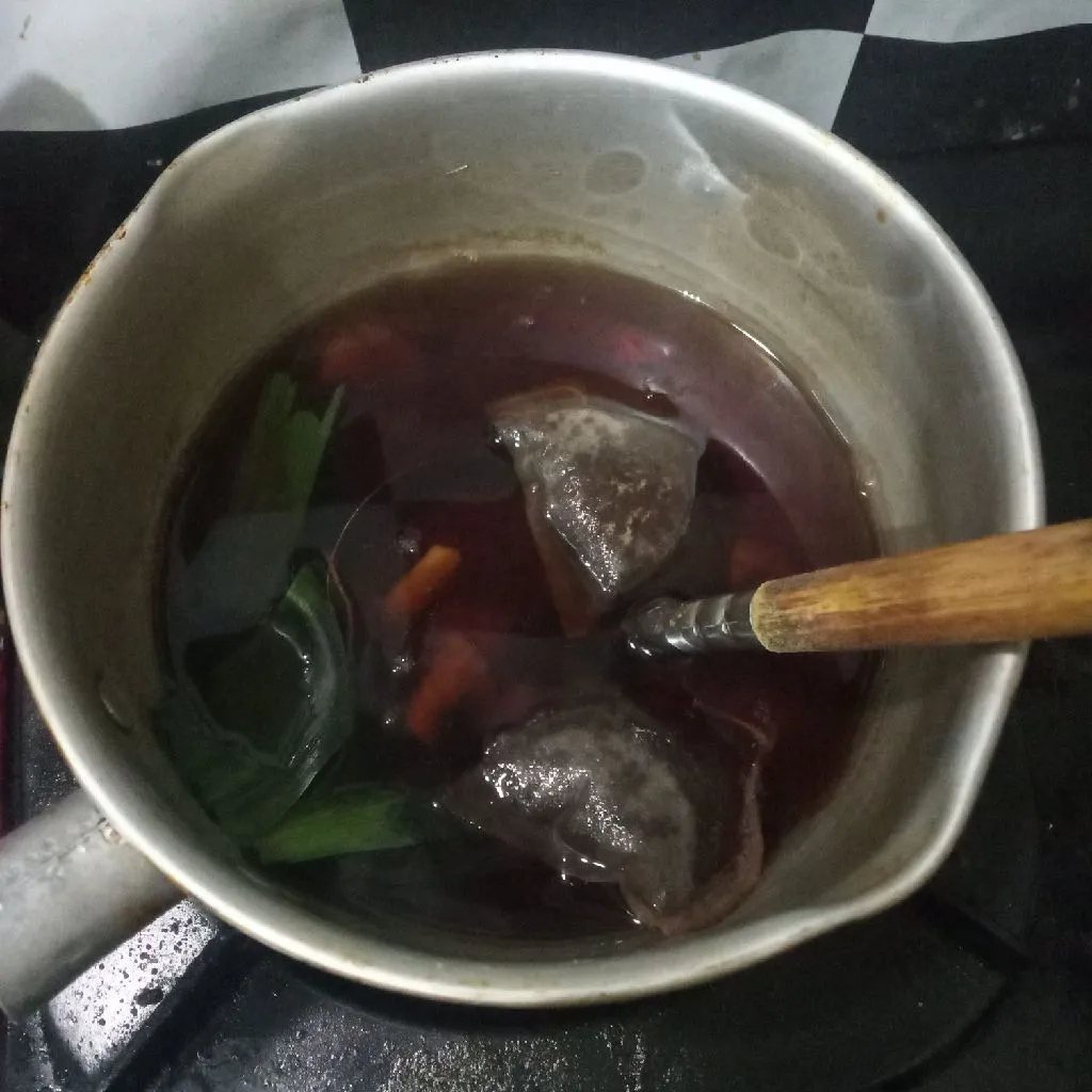 Step 4 Teh Jahe Susu Pandan