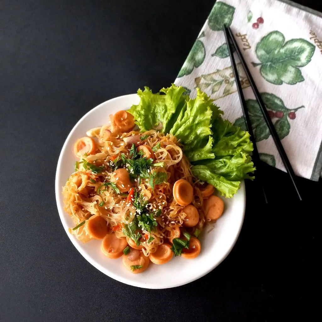 Step 6 Bihun Goreng Sosis Pedas