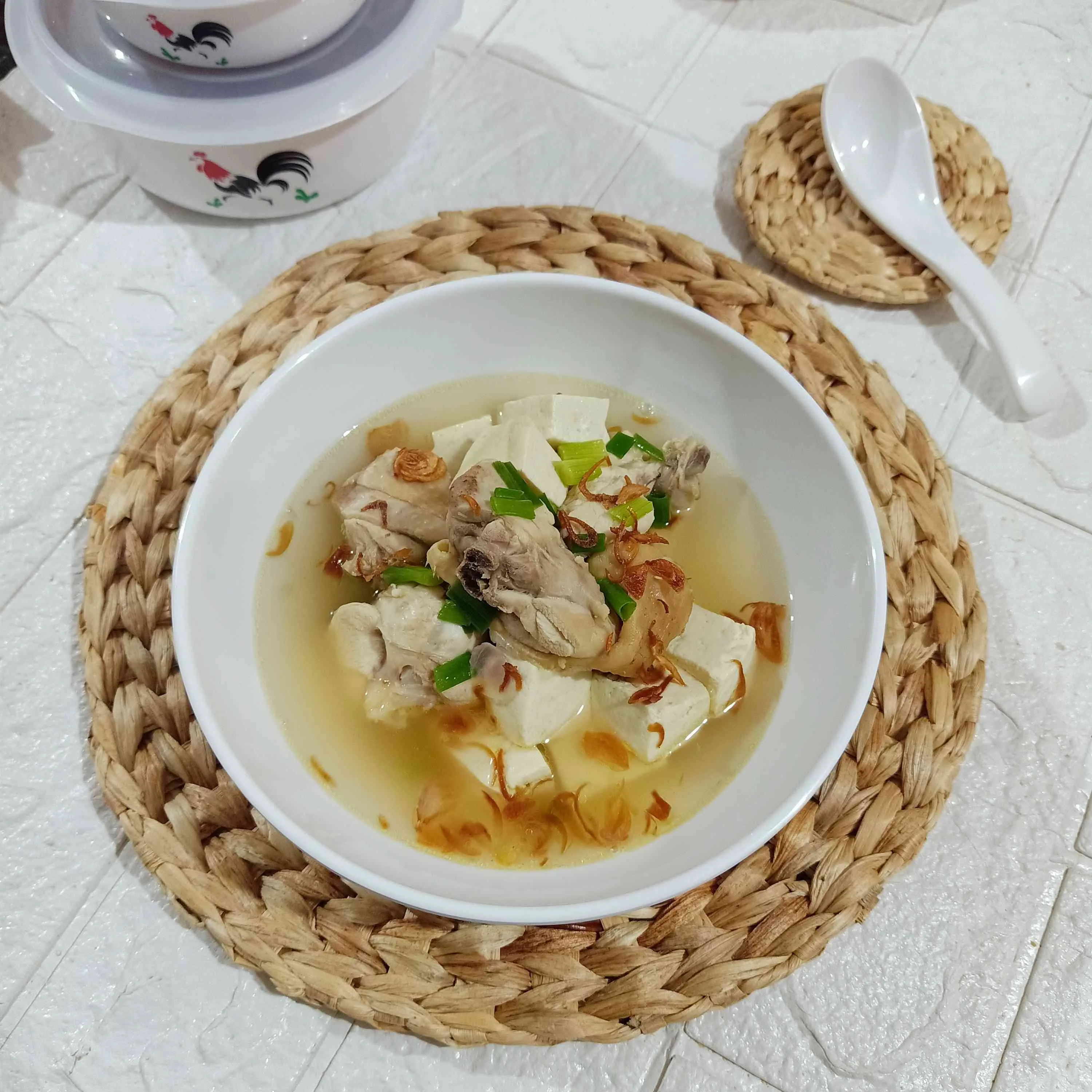 Sup Ayam Tahu Jahe