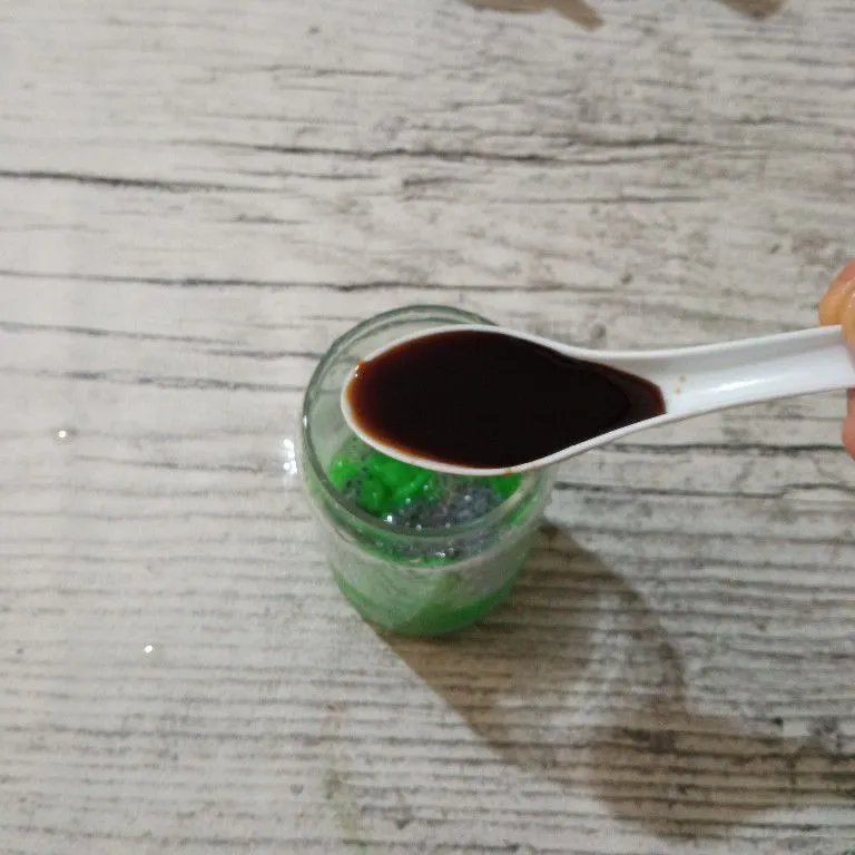 Step 6 Es Cendol Susu Selasih