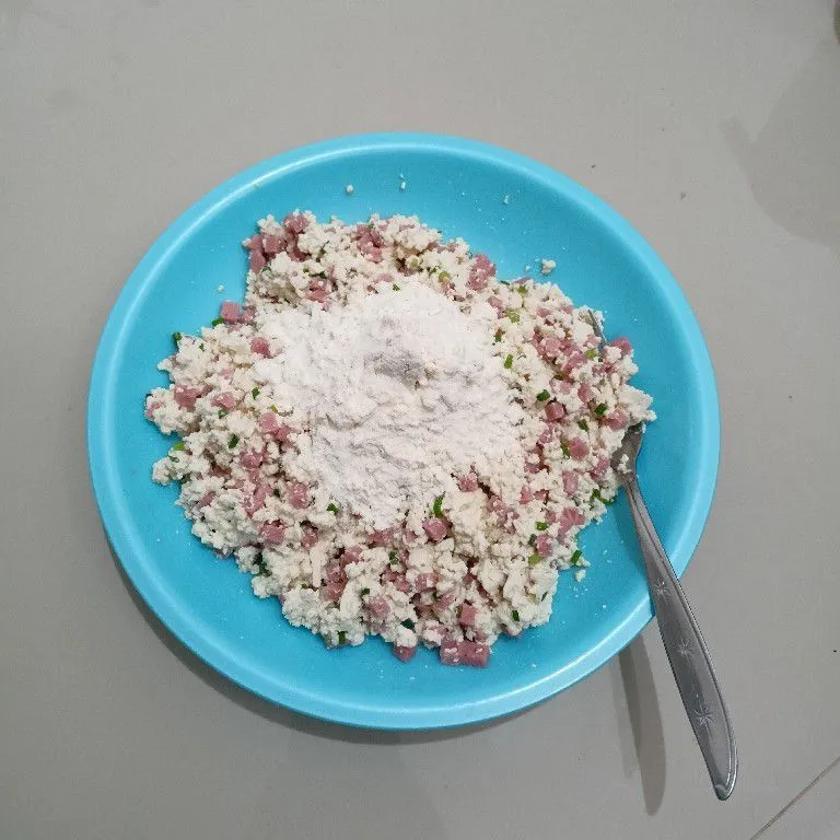 Step 4 Perkedel Tahu Beef Burger