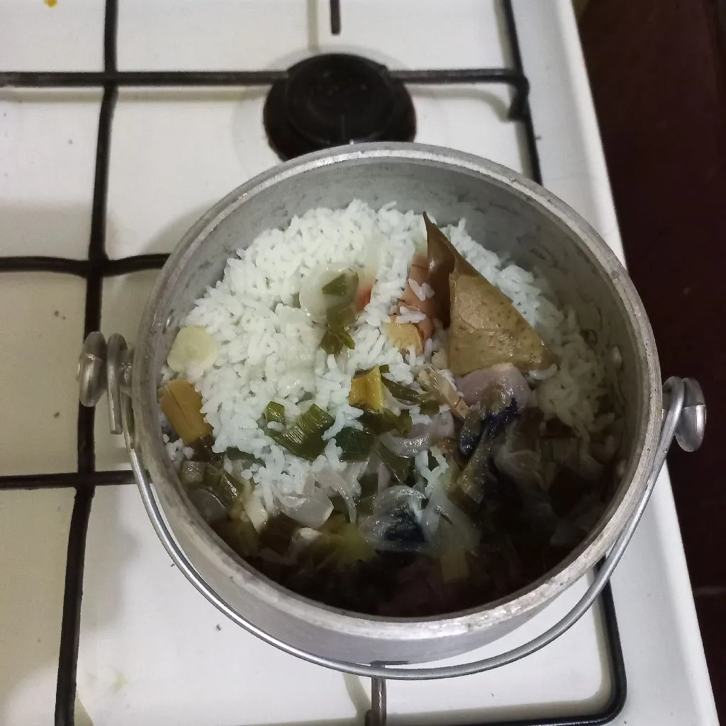 Step 6 Nasi Liwet Bunga Telang