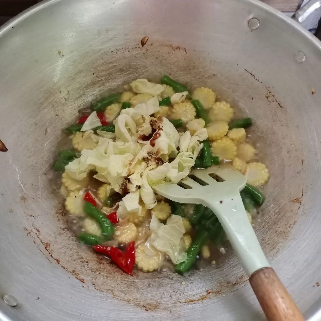 Step 6 Tumis Putren Kacang Panjang