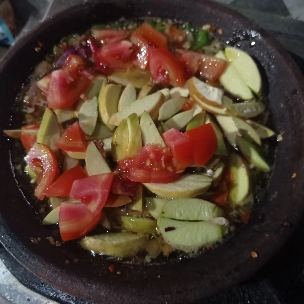 Step 4 Sambel Gami Jengkol