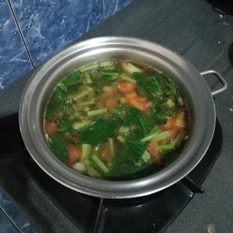 Step 5 Mie Kuah Sawi