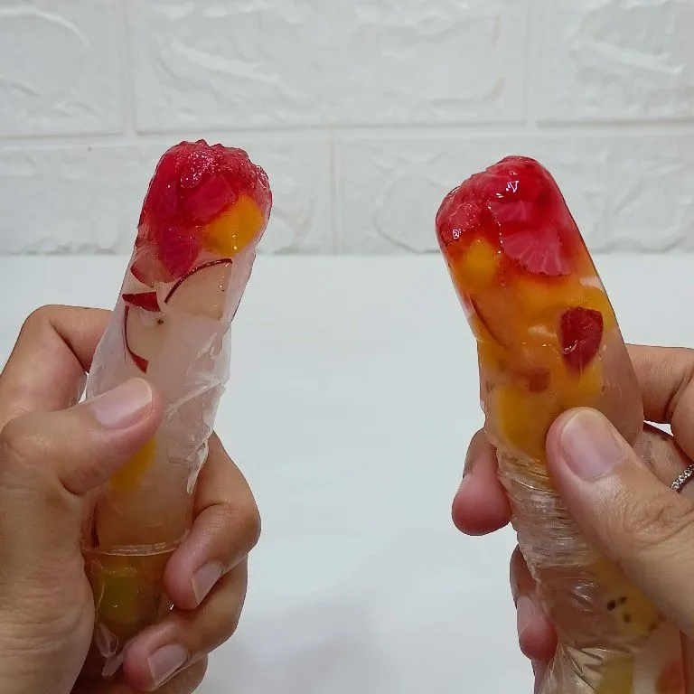 Step 5 Es Lilin Jelly Buah
