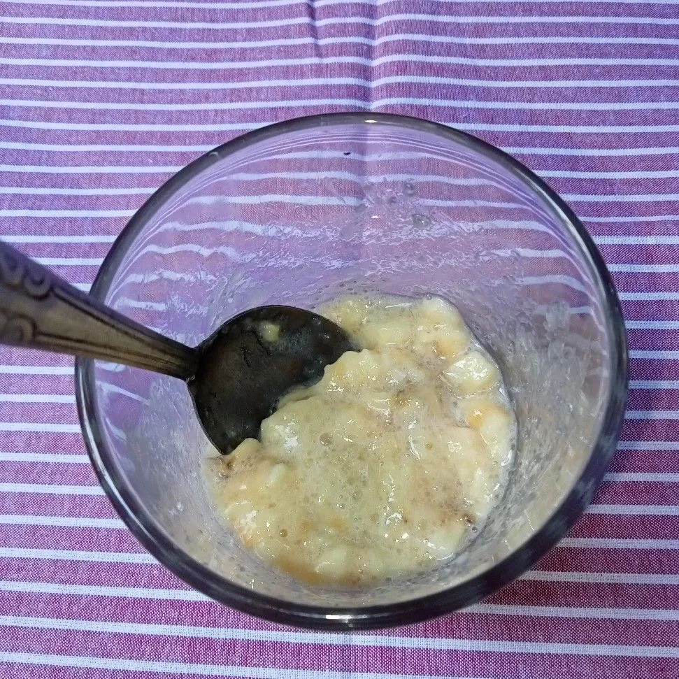 Step 3 Pisang Kocok Milo