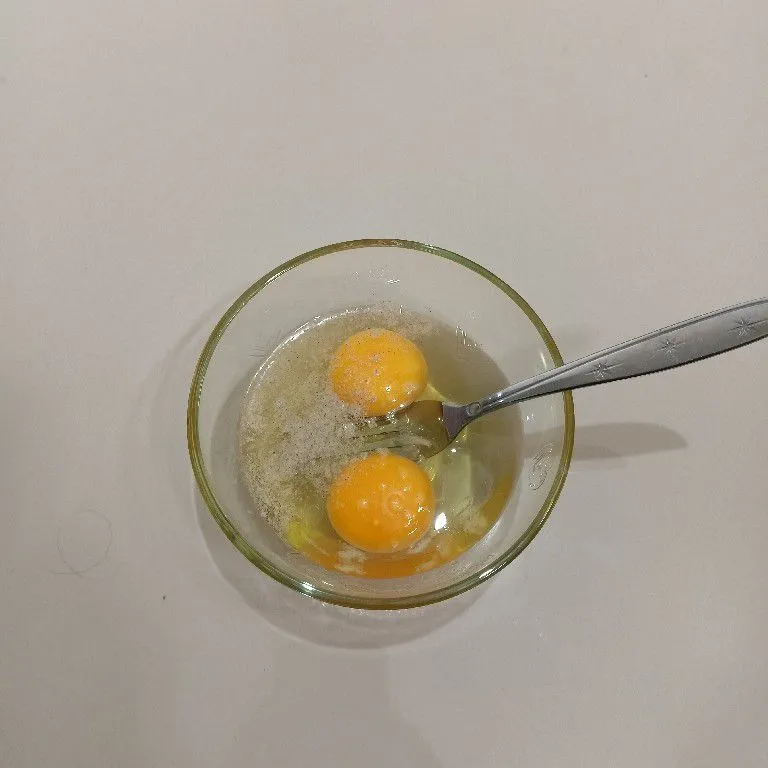 Step 1 Orak Arik Telur Taoge