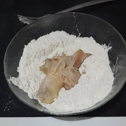 Step 3 AYAM CRISPY DENGAN TELUR