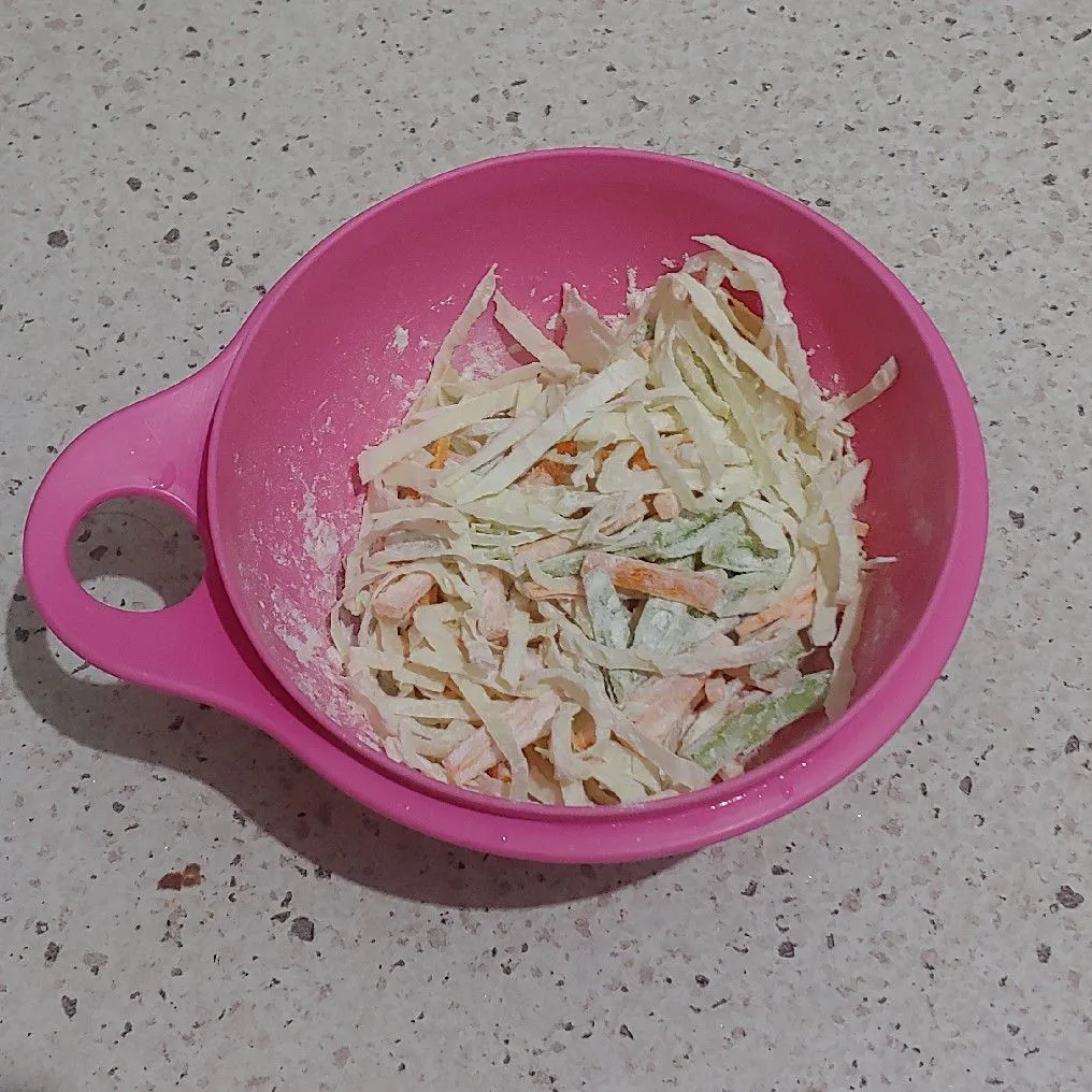 Step 2 Kakiage