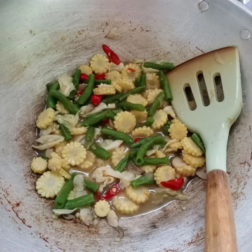 Step 7 Tumis Putren Kacang Panjang