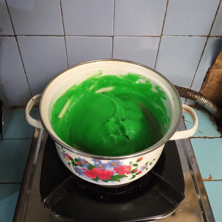 Step 3 Es Cendol Susu Selasih