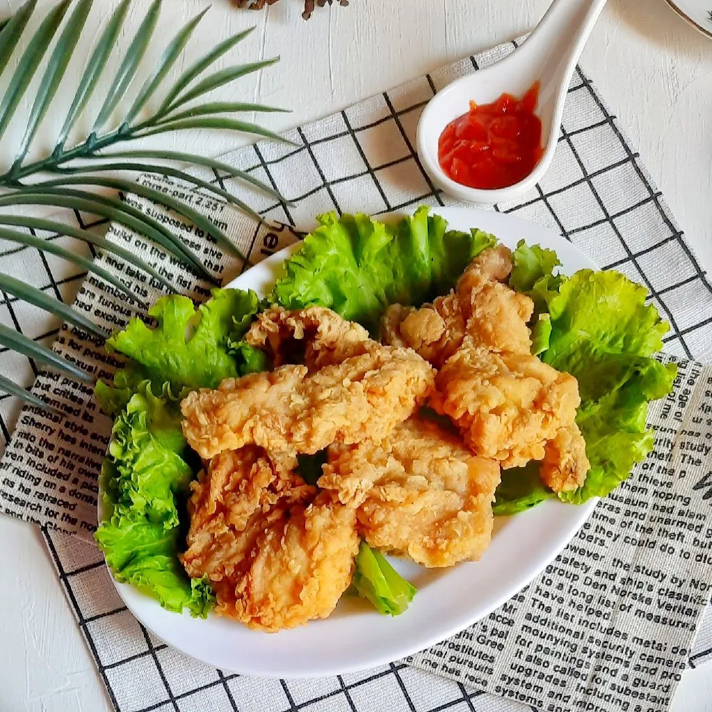 Step 5 AYAM CRISPY DENGAN TELUR