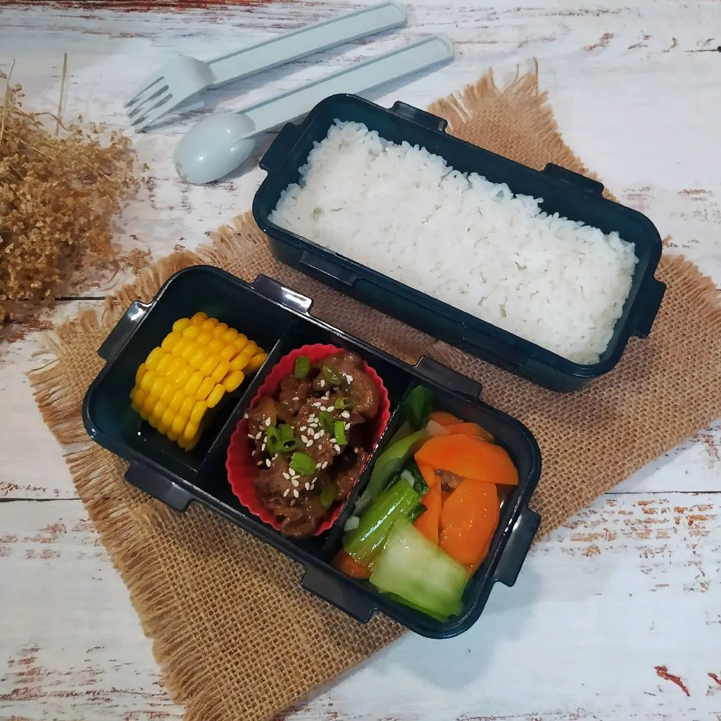 Lunch Box Daging Teriyaki