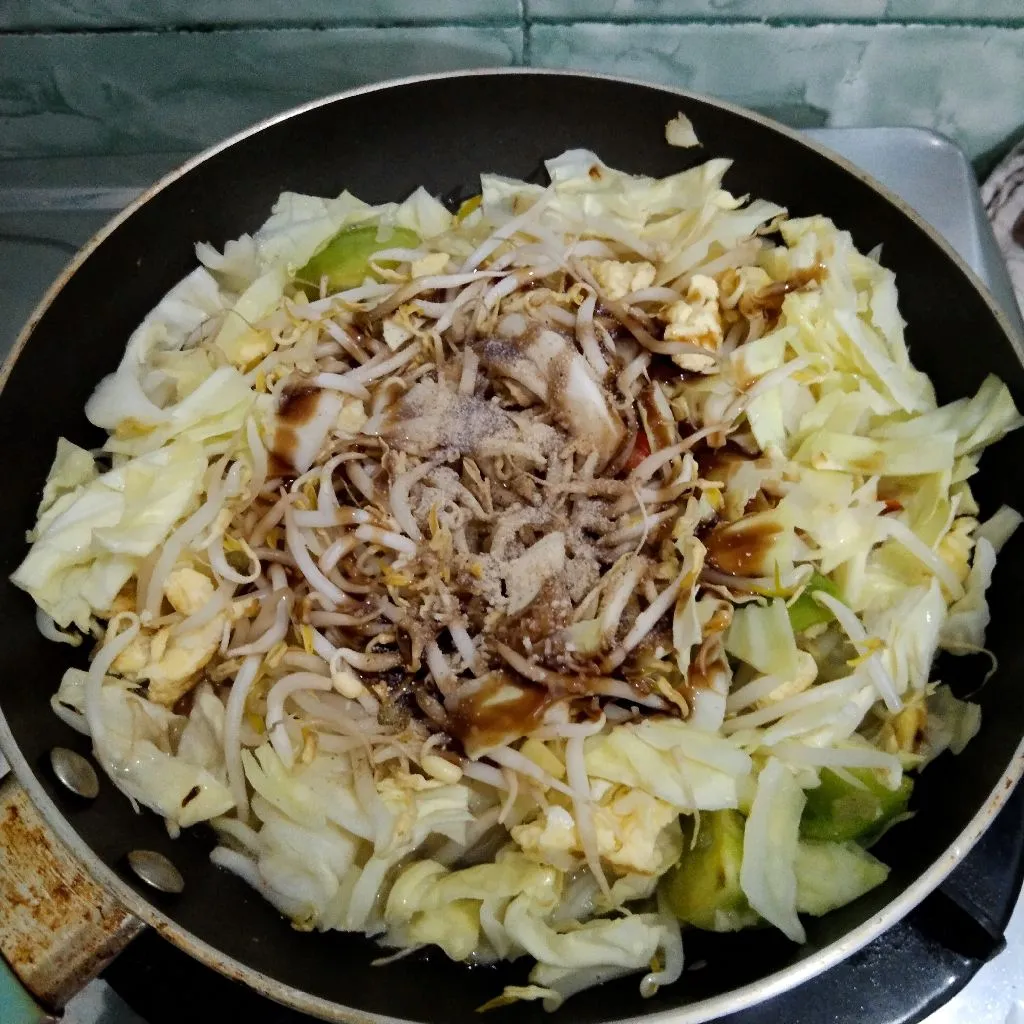 Step 5 Tumis Telur Kubis