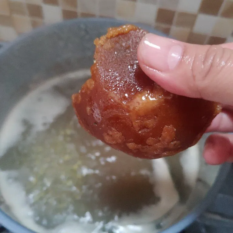 Step 3 Es Lilin Kacang Hijau