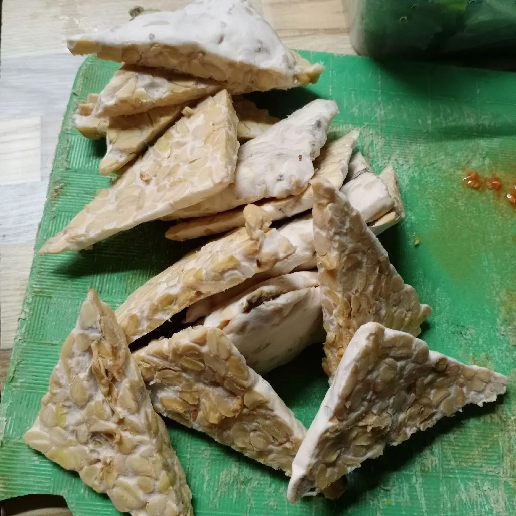 Step 1 Tempe Tepung Santan