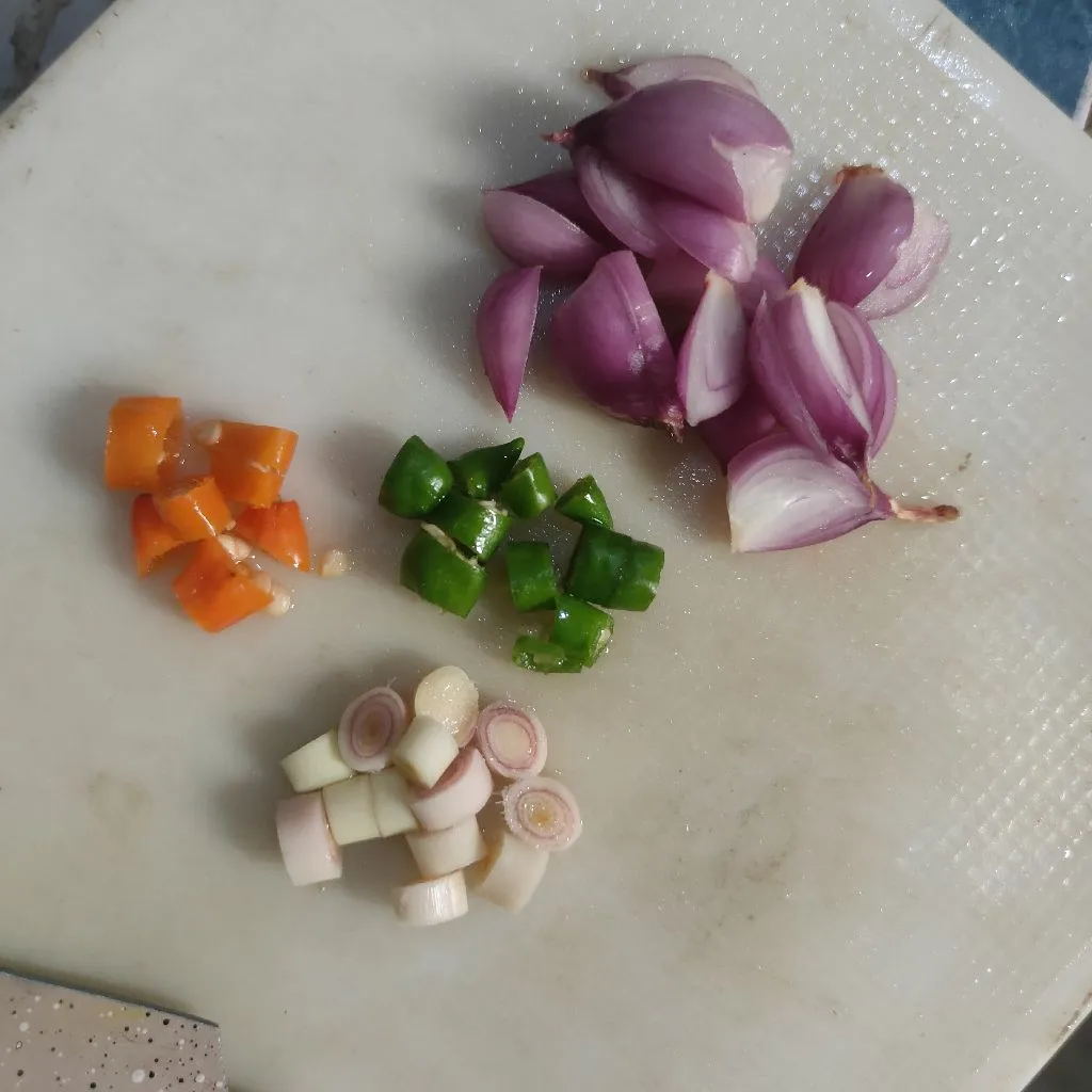 Step 2 Pete Sambal Matah