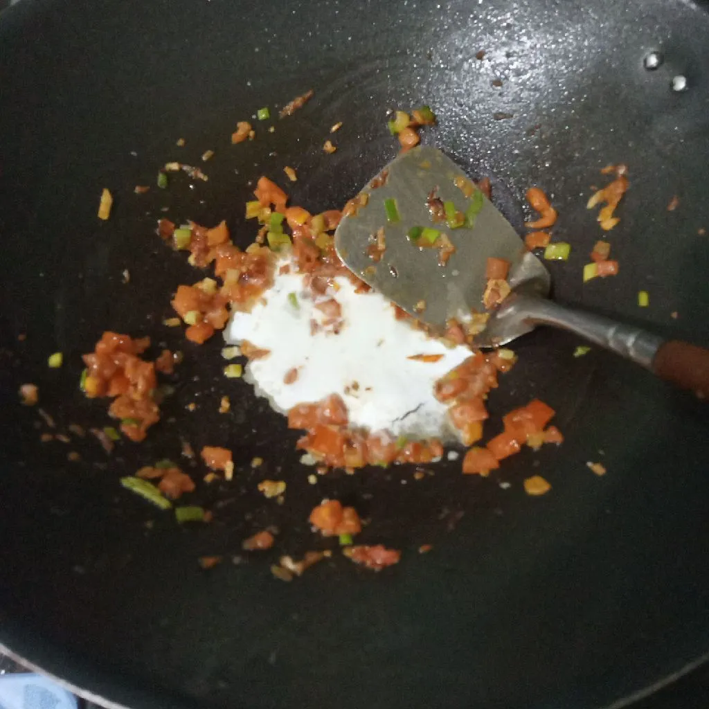 Step 4 Telur Tomat