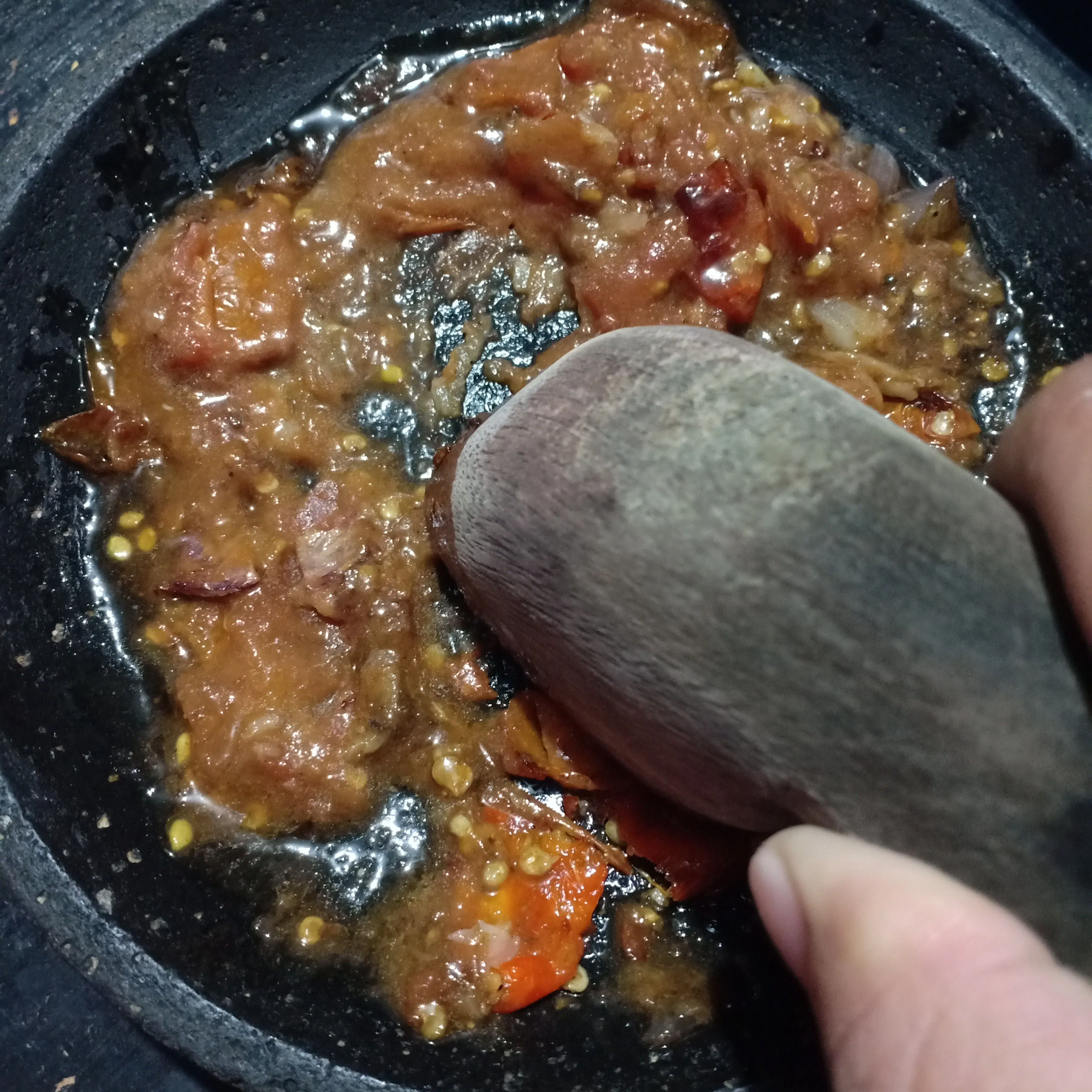 Step 6 Lalapan Tahu dan Ikan Asin