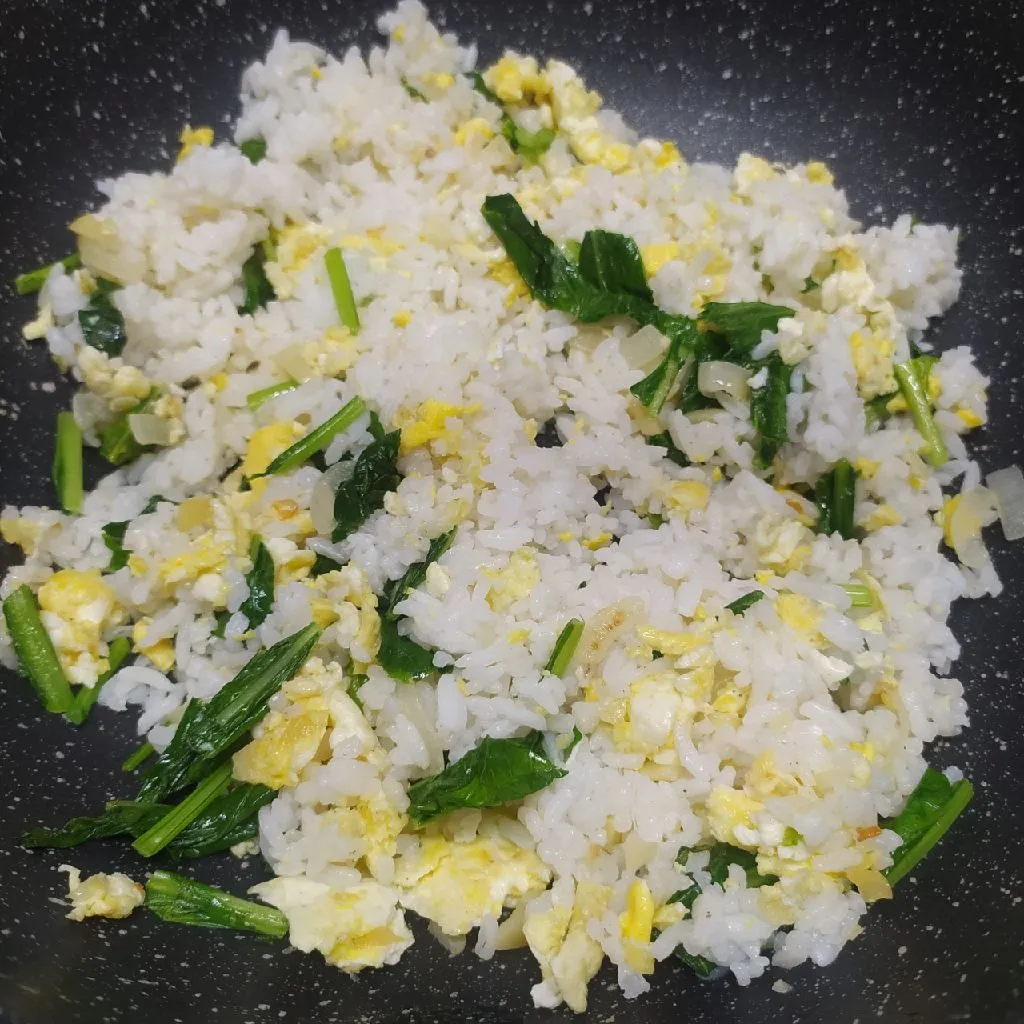 Step 5 Nasi Goreng Telur Caisim