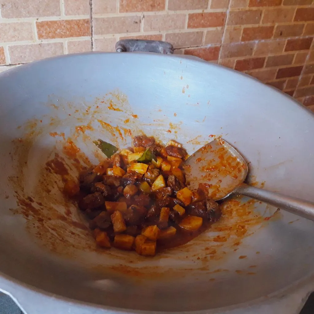 Step 5 Sambal Hati Kentang