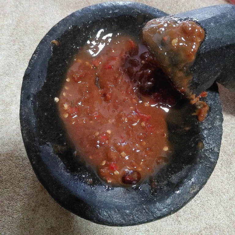 Step 2 Rujak Manis Bumbu Kecombrang