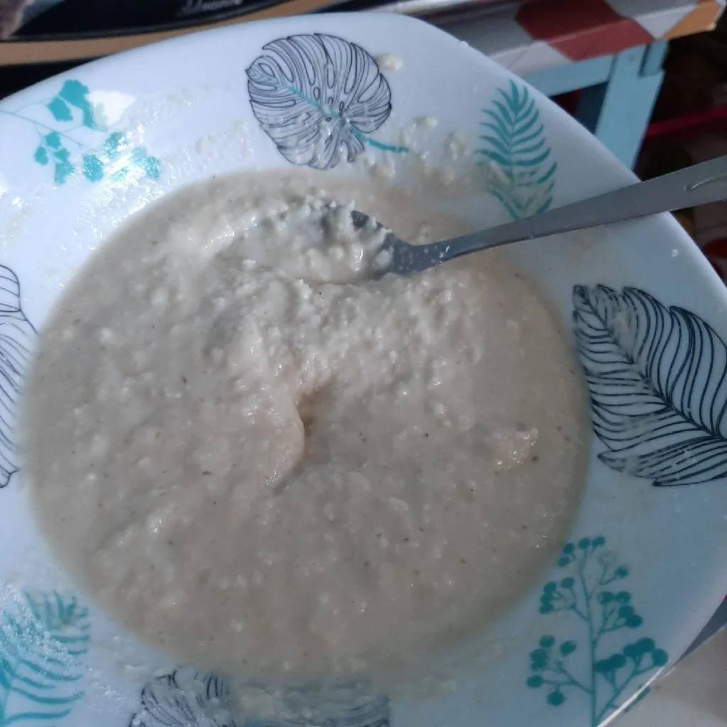 Step 2 Kue Goreng Kelapa Pandan