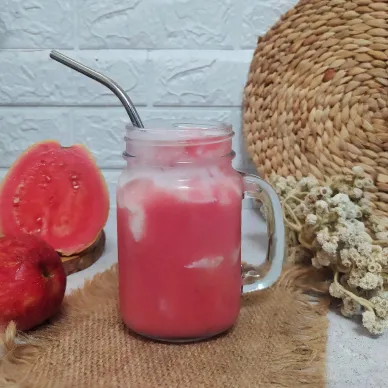 Jus Jambu Biji Mix Apel Susu