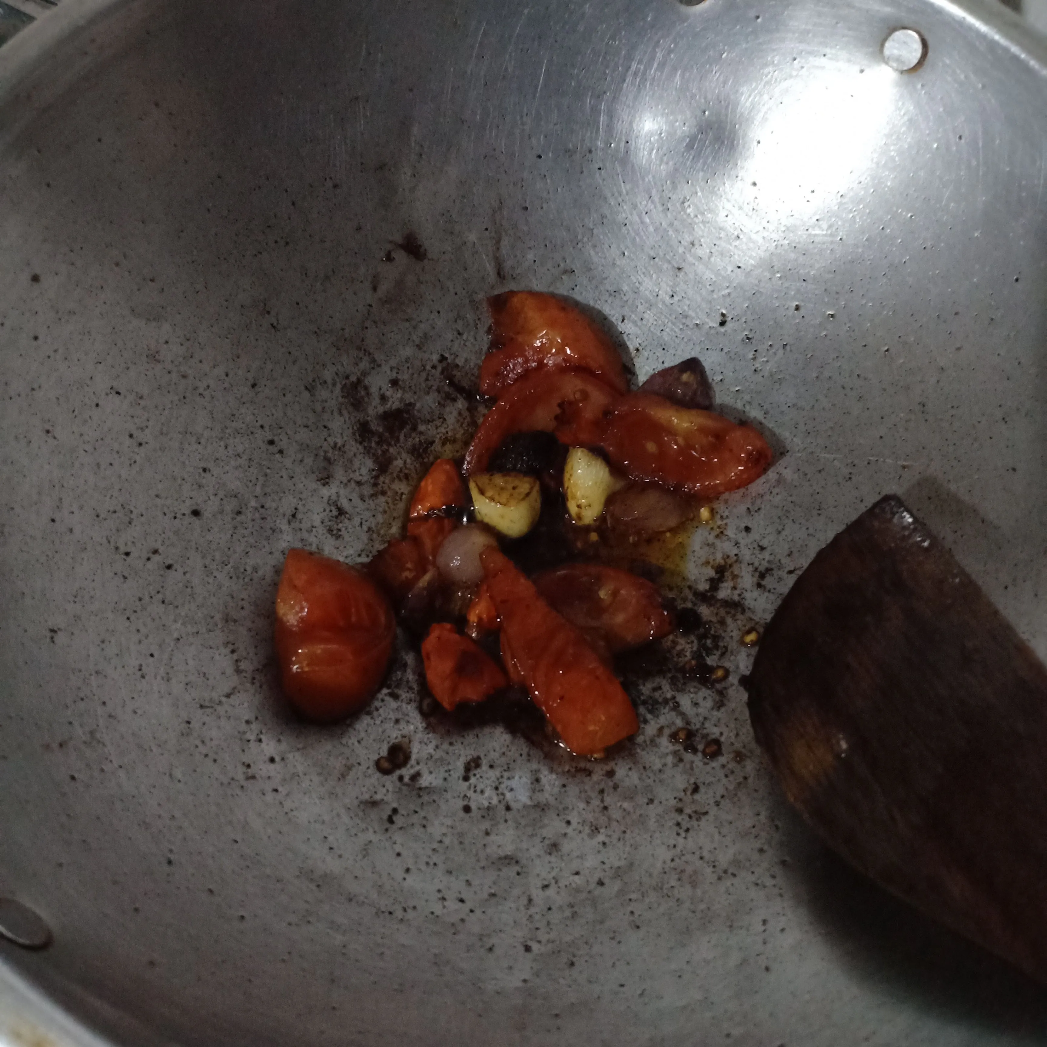 Step 4 Lalapan Tahu dan Ikan Asin
