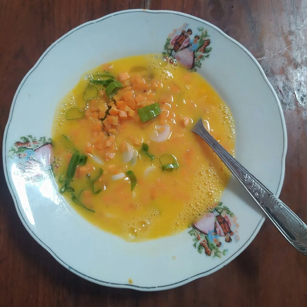 Step 3 Telur Dadar Simple