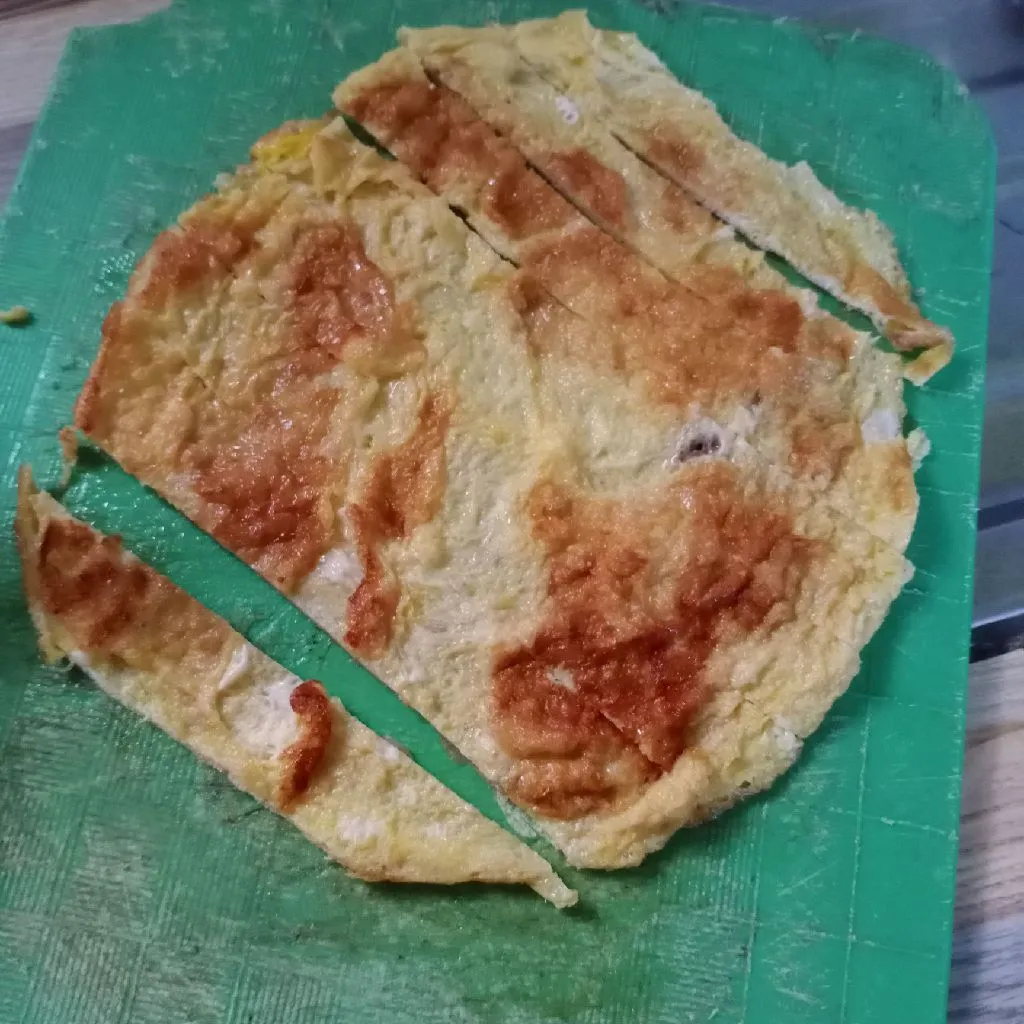 Step 3 Telur Dadar Kentucky