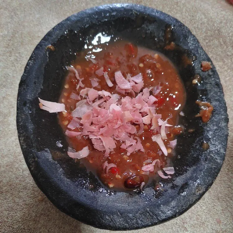 Step 3 Rujak Manis Bumbu Kecombrang
